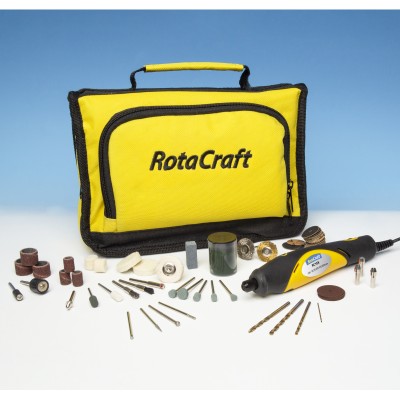 ROTARY TOOL KIT WITH 75 ACCESSORIES - VARIABLE SPEED - ROTACRAFT RC18X